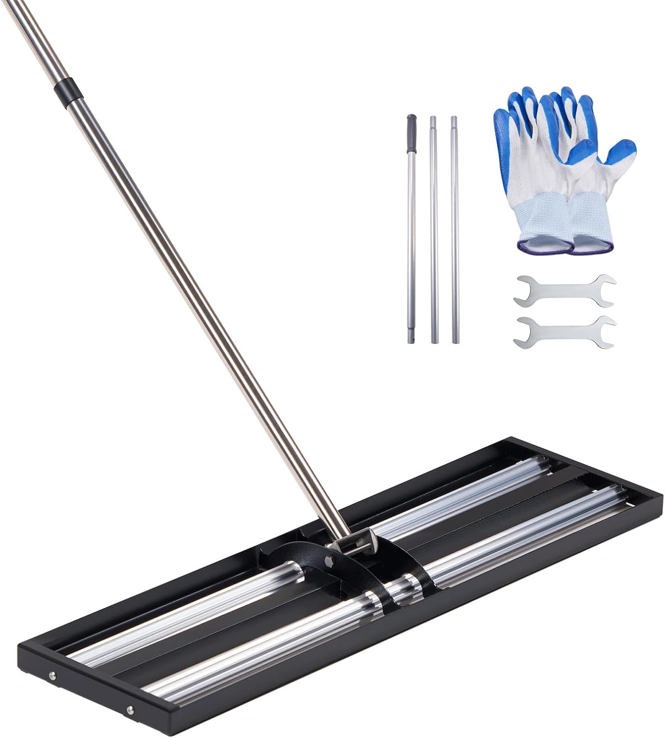 🌿 48" Lawn Leveling Rake – Heavy-Duty Soil Leveler for Yard, Garden & Landscaping ✨
