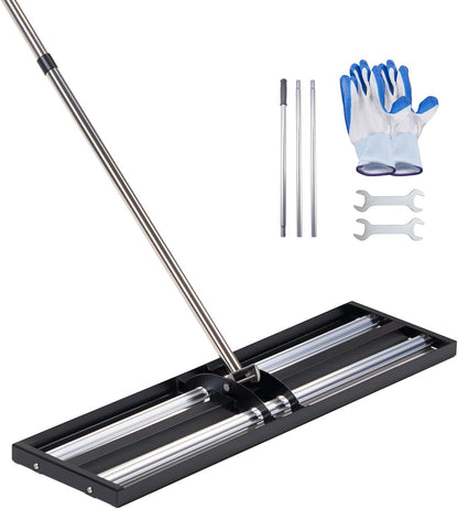 🌿 48" Lawn Leveling Rake – Heavy-Duty Soil Leveler for Yard, Garden & Landscaping ✨