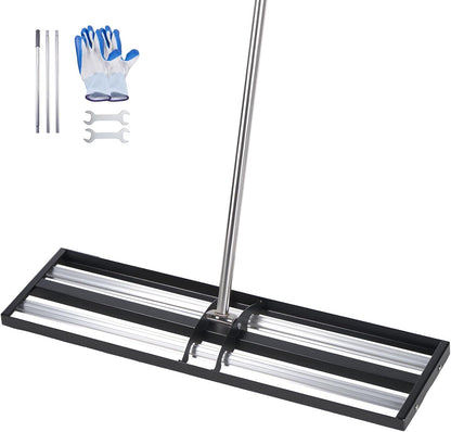 🌿 48" Lawn Leveling Rake – Heavy-Duty Soil Leveler for Yard, Garden & Landscaping ✨