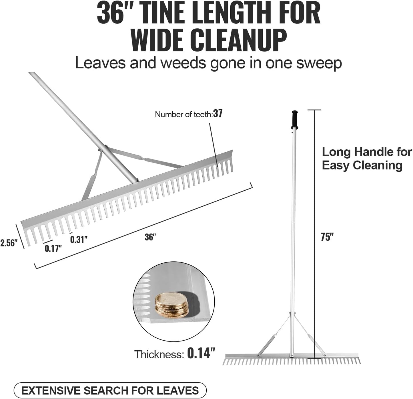 🌿 Lawn Edger & Weeding Tool – Aluminum Garden Edging Spade for Clean Borders & Soil Loosening 🌱✨