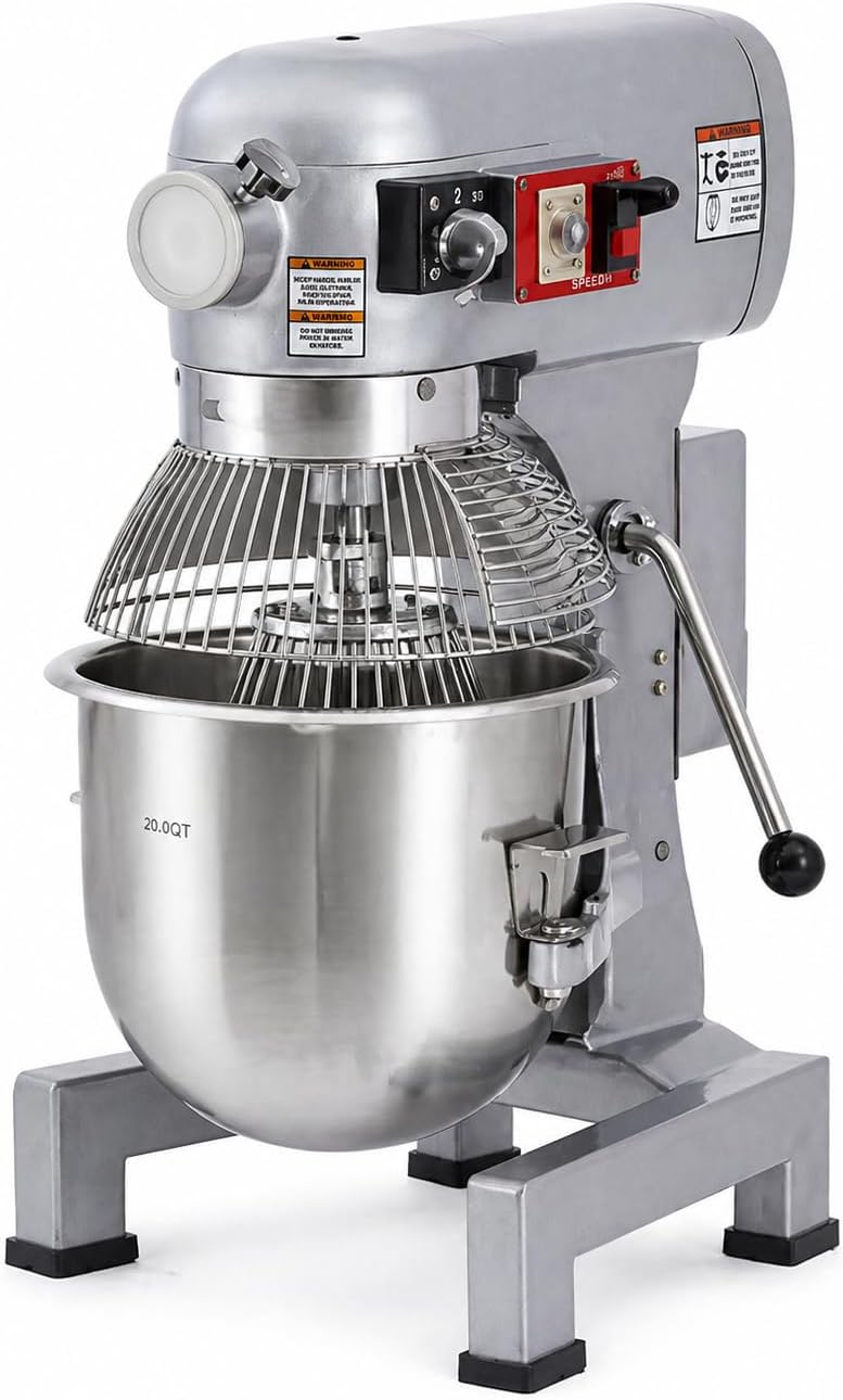 🍞 Commercial Planetary Stand Mixer – Heavy-Duty Dough & Baking Mixer with Large Capacity ⚡✨