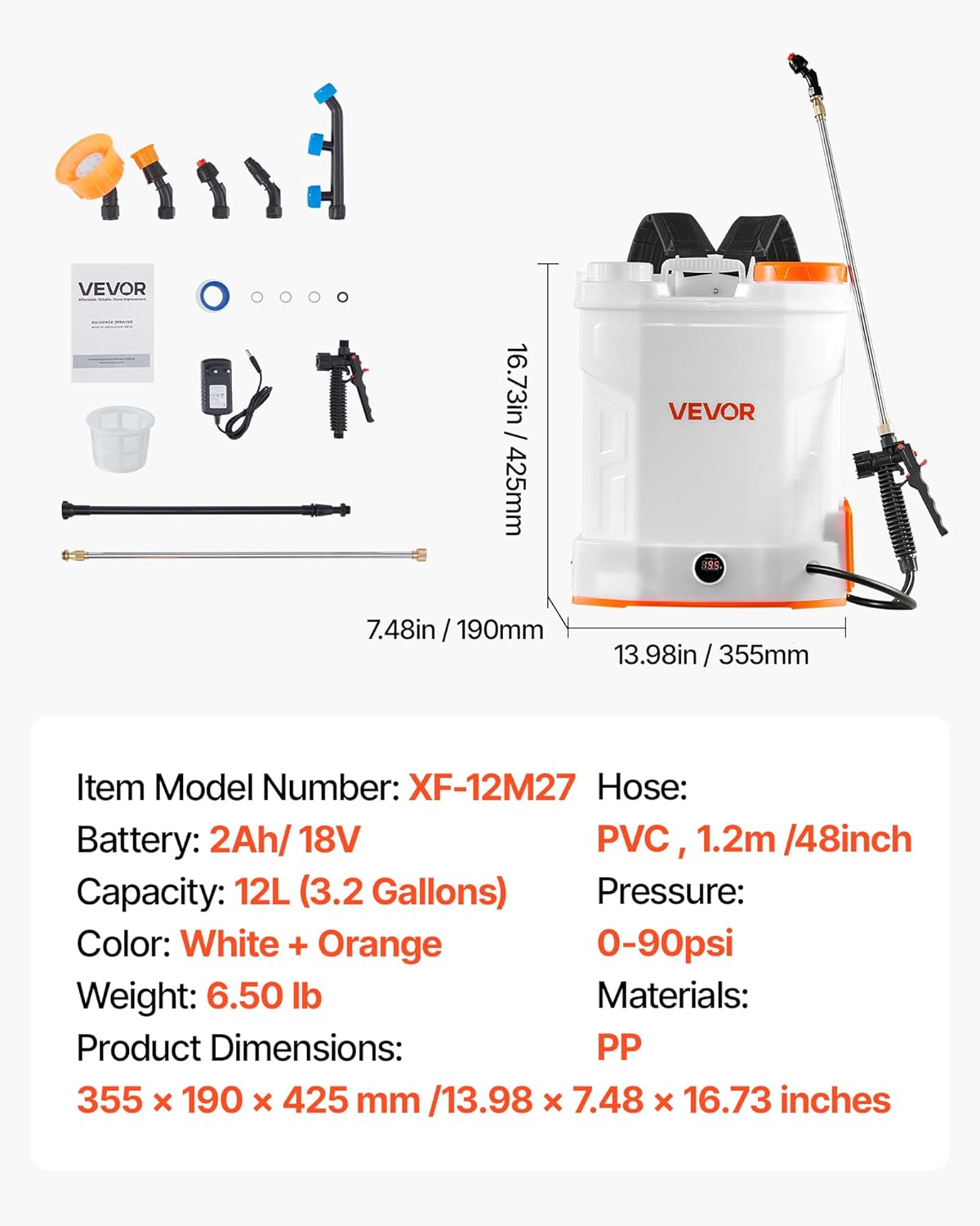🌿 Backpack Sprayer – Adjustable Garden Sprayer for Lawn Care, Plants & Cleaning 💧✨