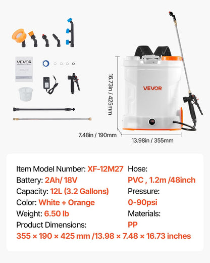 🌿 Backpack Sprayer – Adjustable Garden Sprayer for Lawn Care, Plants & Cleaning 💧✨