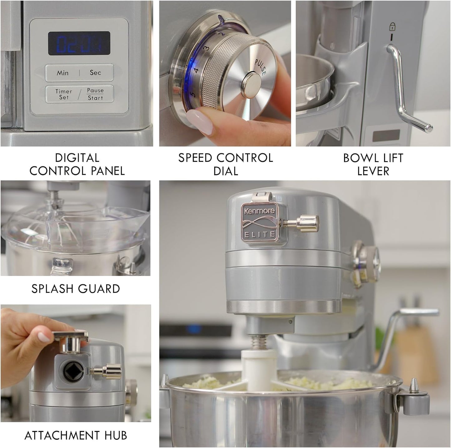 ✨ Bake Like a Pro – Powerful Stand Mixer for Effortless Mixing & Kneading 🍞💛