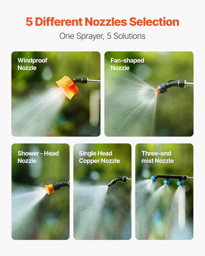 🌿 Backpack Sprayer – Adjustable Garden Sprayer for Lawn Care, Plants & Cleaning 💧✨