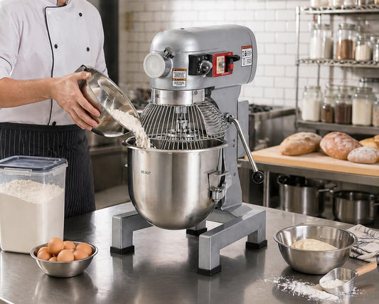 🍞 Commercial Planetary Stand Mixer – Heavy-Duty Dough & Baking Mixer with Large Capacity ⚡✨