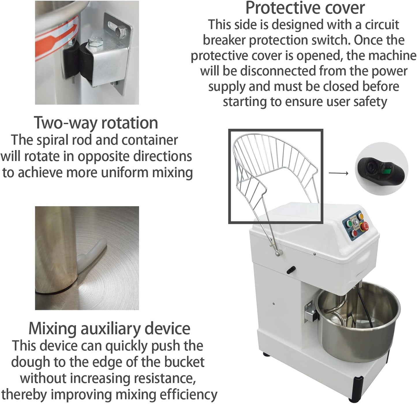 🍞 Commercial Dough Mixer – Powerful, Efficient & Built to Last ⚡✨