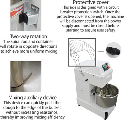 🍞 Commercial Dough Mixer – Powerful, Efficient & Built to Last ⚡✨
