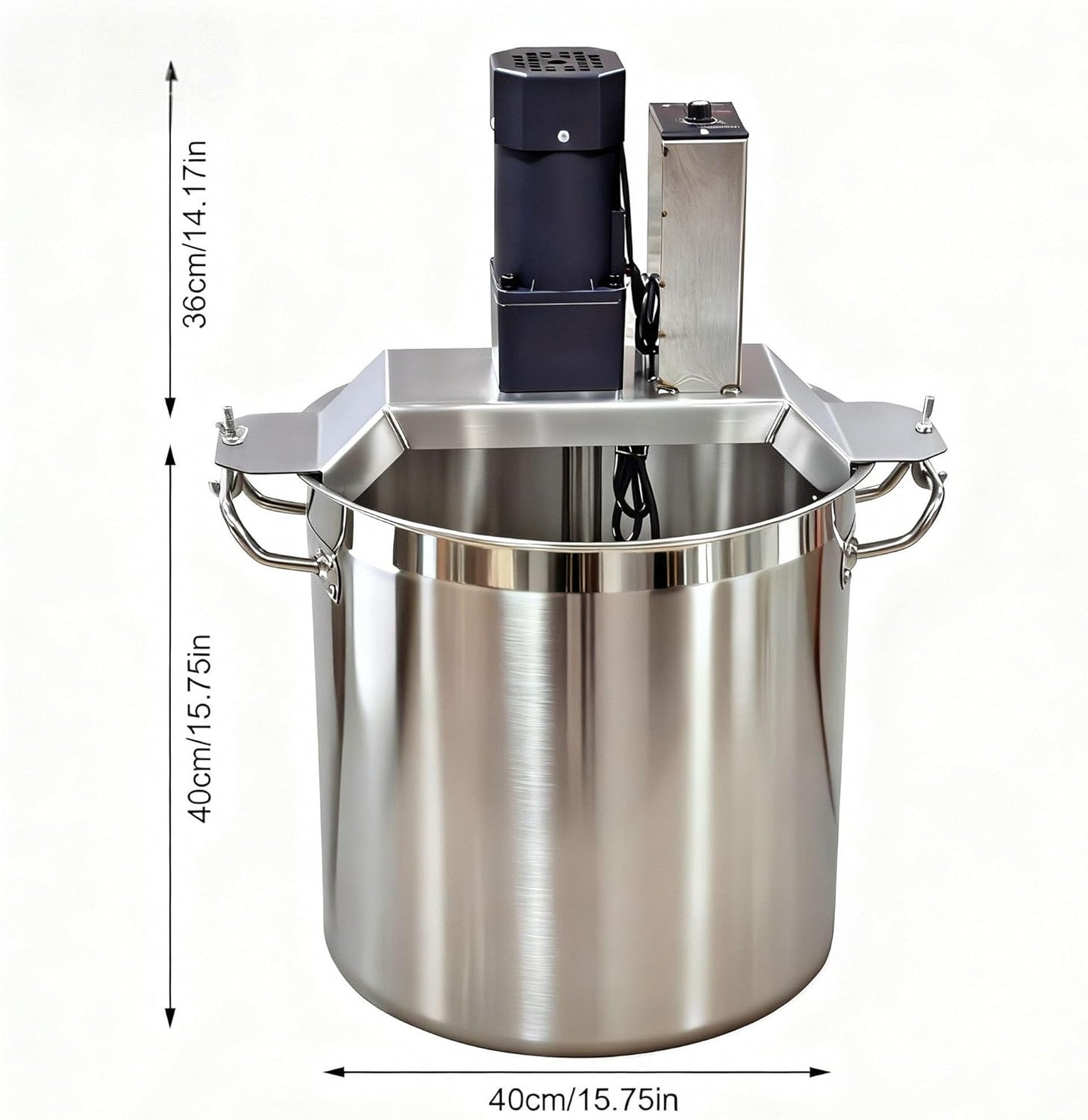 🍫 40L Commercial Mixing Cooker – Automatic Heating & Stirring Machine for Chocolate & Sauces 🔥✨