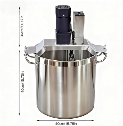 🍫 40L Commercial Mixing Cooker – Automatic Heating & Stirring Machine for Chocolate & Sauces 🔥✨