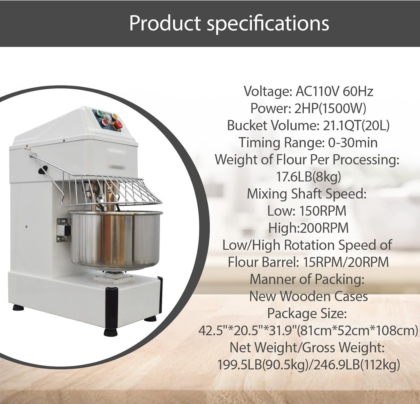 🍞 Commercial Dough Mixer – Powerful, Efficient & Built to Last ⚡✨