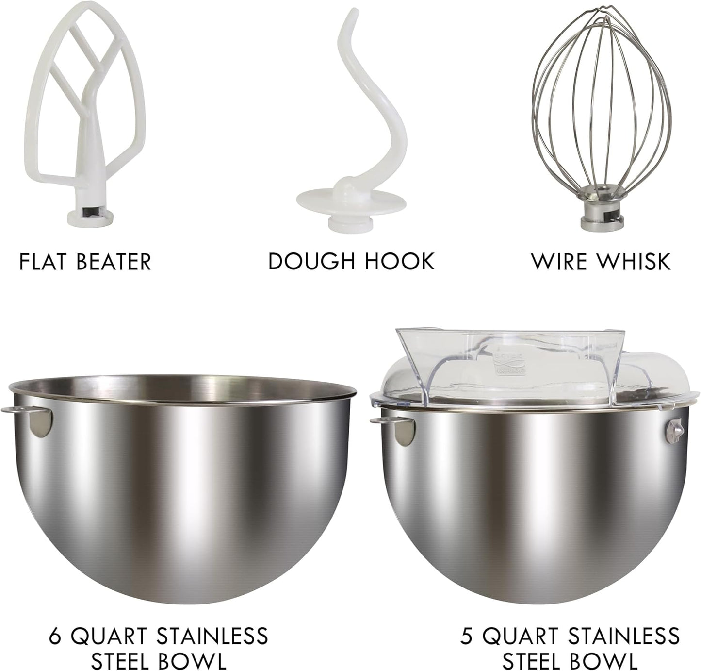 ✨ Bake Like a Pro – Powerful Stand Mixer for Effortless Mixing & Kneading 🍞💛