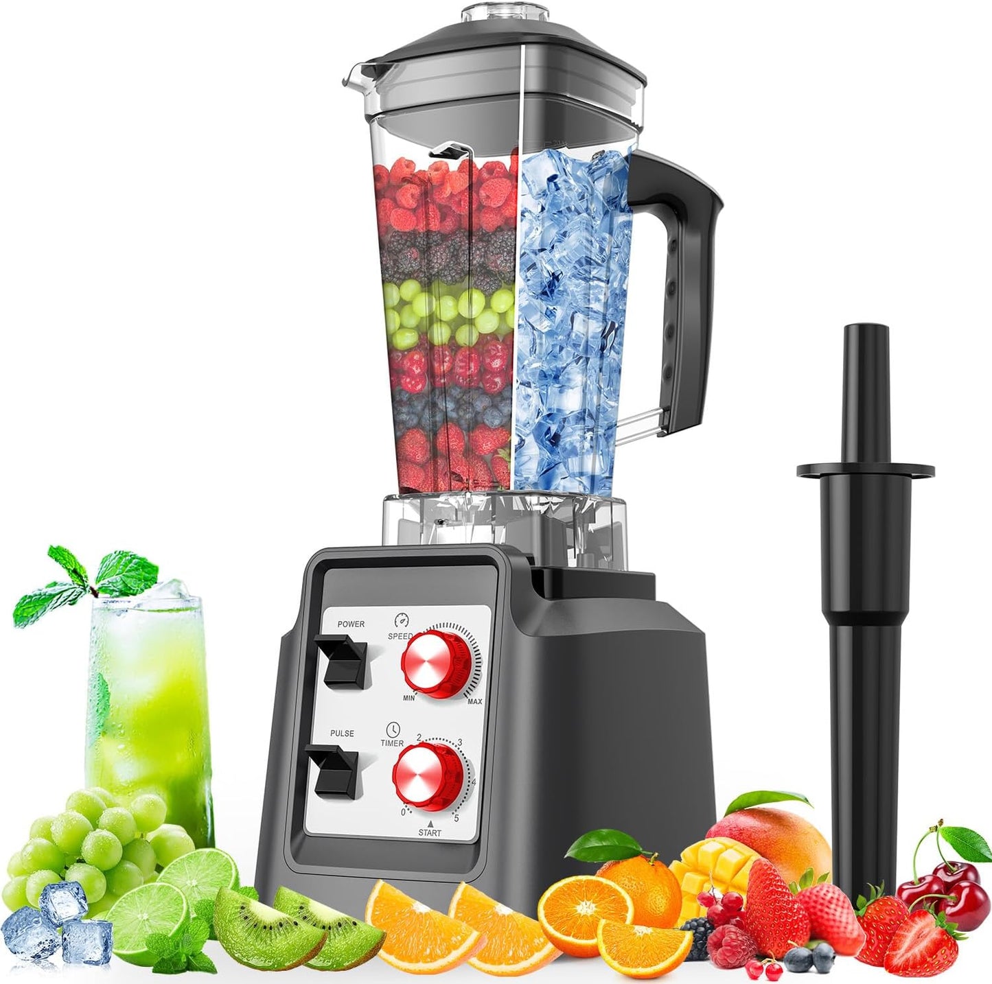 🥤 High-Speed Blender – Professional Smoothie Maker for Shakes, Juices & Ice Crushing ⚡✨