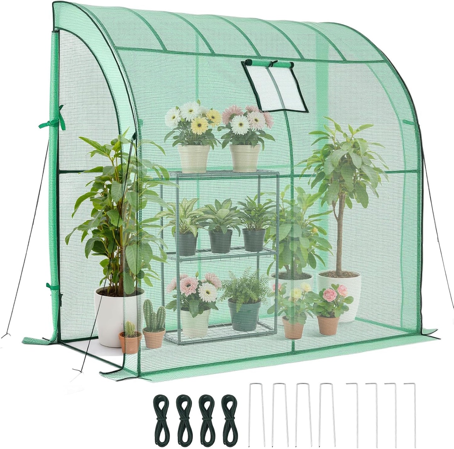 🌿 Walk-In Portable Greenhouse – Outdoor Plant House with UV Protection & Ventilation 🌱✨