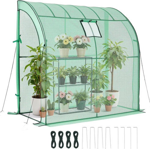 🌿 Walk-In Portable Greenhouse – Outdoor Plant House with UV Protection & Ventilation 🌱✨