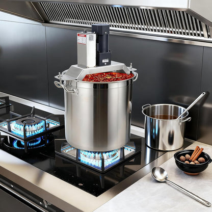 🍫 40L Commercial Mixing Cooker – Automatic Heating & Stirring Machine for Chocolate & Sauces 🔥✨